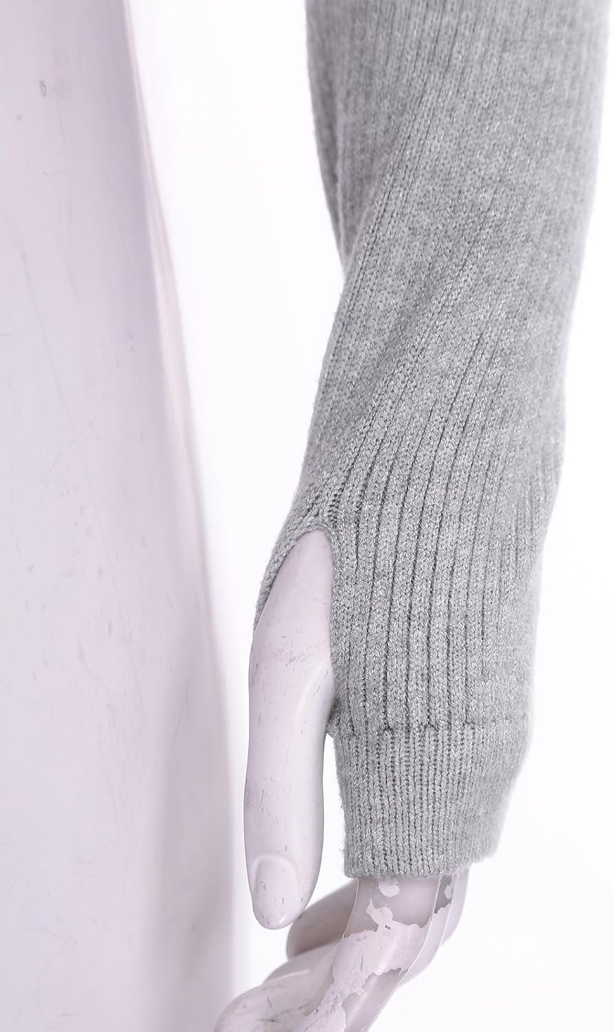 Women's Ribbed Thicken Knitted Cropped Top Long Sleeve Pullover Top Slim Fitted Casual Basic Shirt