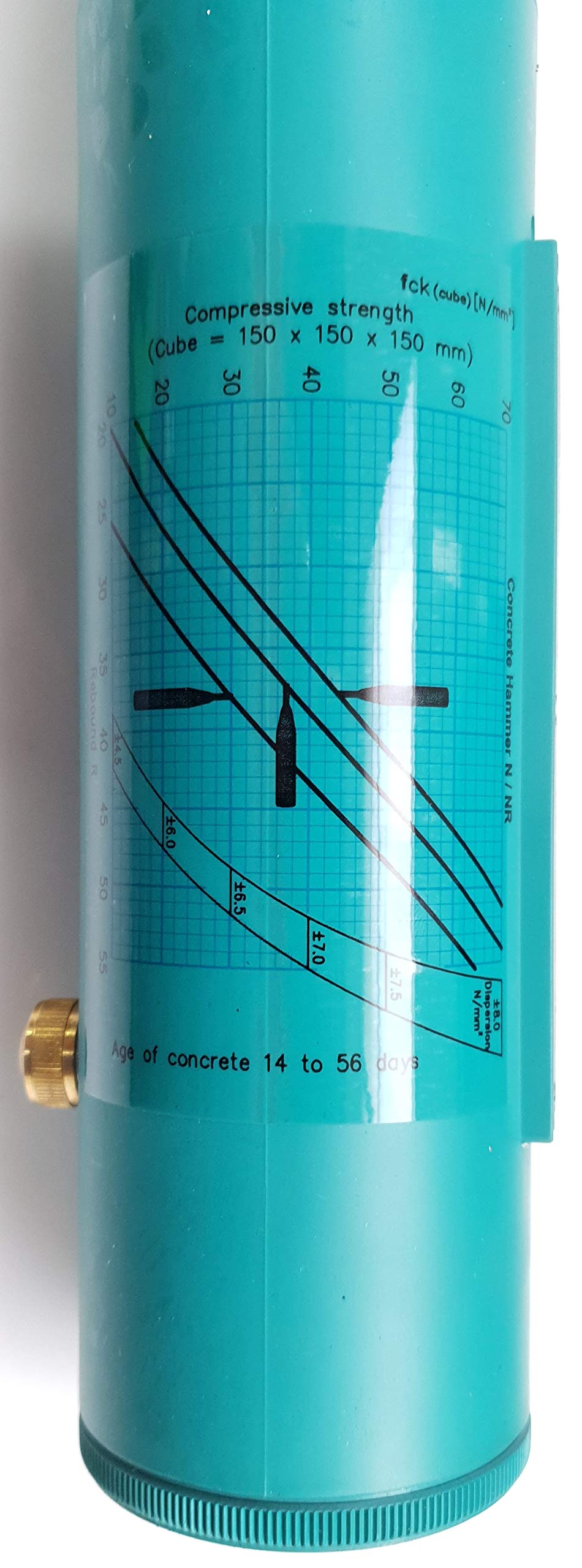 SCLEROMETRO PER LA MISURAZIONE DI DUREZZA DEI MANUFATTI IN CEMENTO FERVI S110