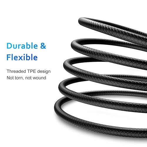 Miniatura 5 de Paquete de 3 cables USB C de 10 pies, cargador tipo C, cable de carga rápida tipo C, cable de carga USB C compatible con Samsung Galaxy S21 S8 S9