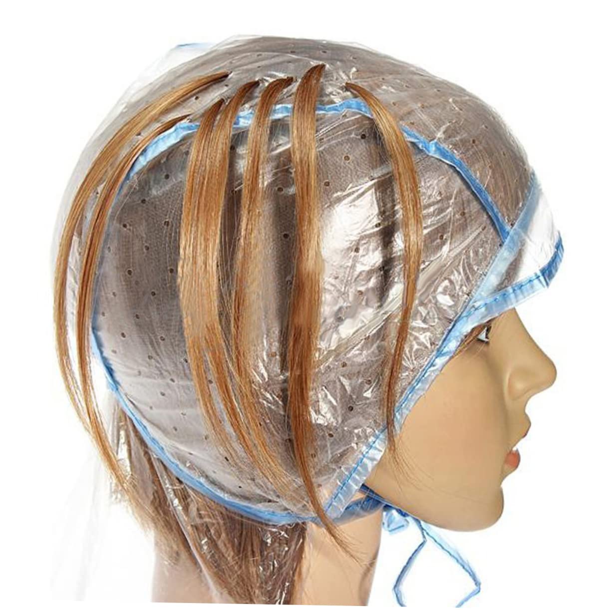 SOESFOUFU Hair Dyeing Hat Hair Highlighting Cap Easy to Use Neck Protection Random Style