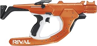 NERF Lançador Rival Curve Sideswipe XX1200, com Cano Giratório 360 Graus - F0379 - Hasbro, laranja