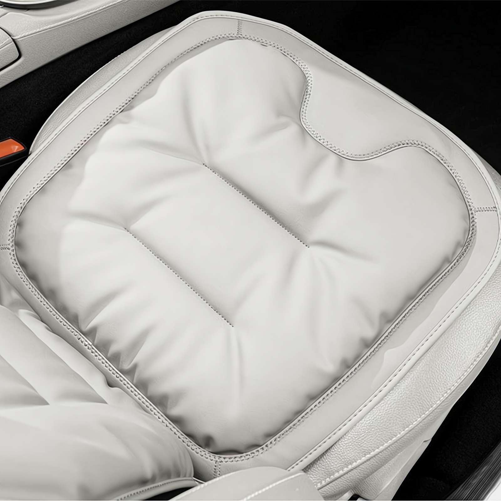 Coussin de siège de voiture antidérapant en cuir pour chaise de bureau