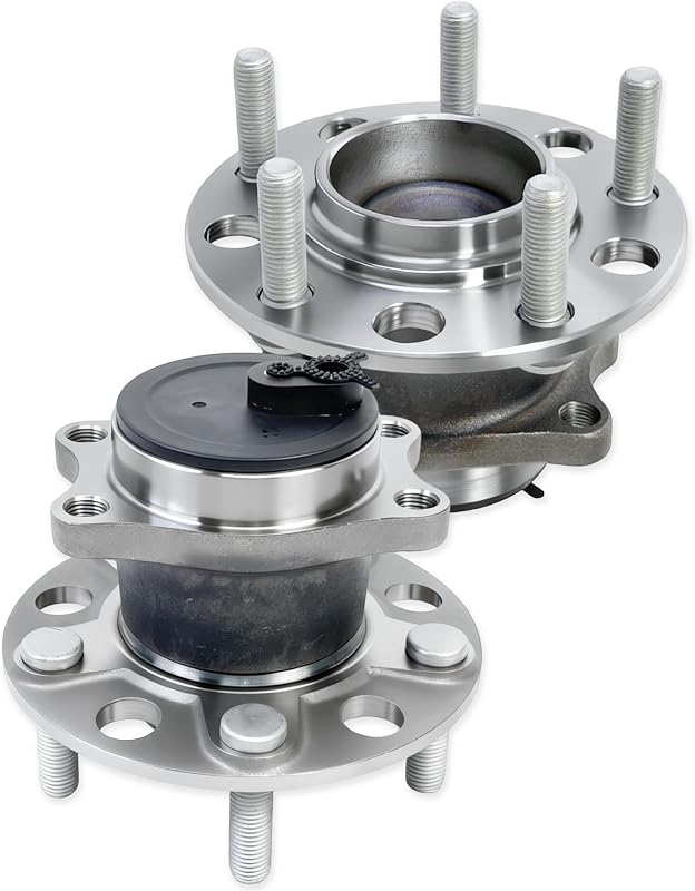Cubo com rolamento de roda traseira KNOLET 512332 para Dodge, Jeep, Chrysler e Mitsubishi – Conjunto com 2 unidades