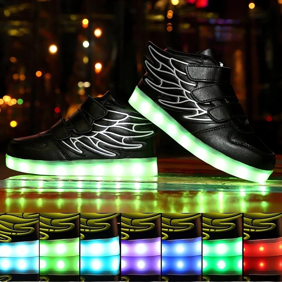 Scarpe Con Luci LED Per Bambini - Sneakers Luminose Con Luci Lampeggianti Per Bambini E Bambine - Foto 10