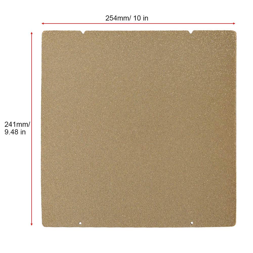 Toaiot MK52 Plateforme magnétique pour imprimante 3D double face texturée Pei ressort en tôle d'acier avec revêtement en poudre pour Reprap Prusa i3 MK3 MK2.5