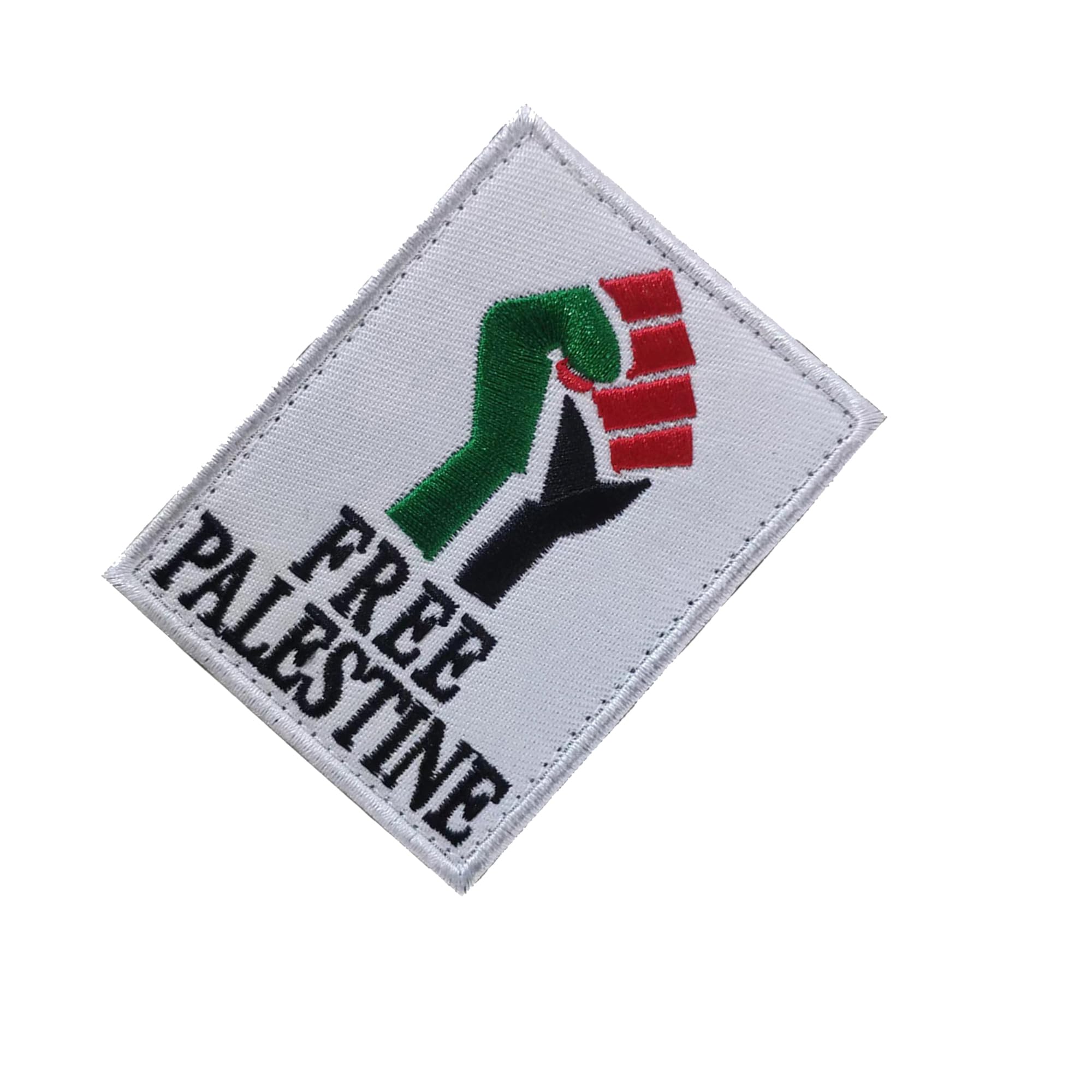 Produktbild von Palestine Flag Patch Palestine National Country Flag Embroidered Badge Iron On Sew On Patch Logo Jeans Jacket Polo T- Shirt Hat Backpacks Uniform Emblem National Flag (14