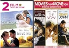 Stream of Love Romance Movies Nicholas Sparks The Notebook / Lucky One & The Vow / Words / Dear John DVD Set Collection Move You 2 pack