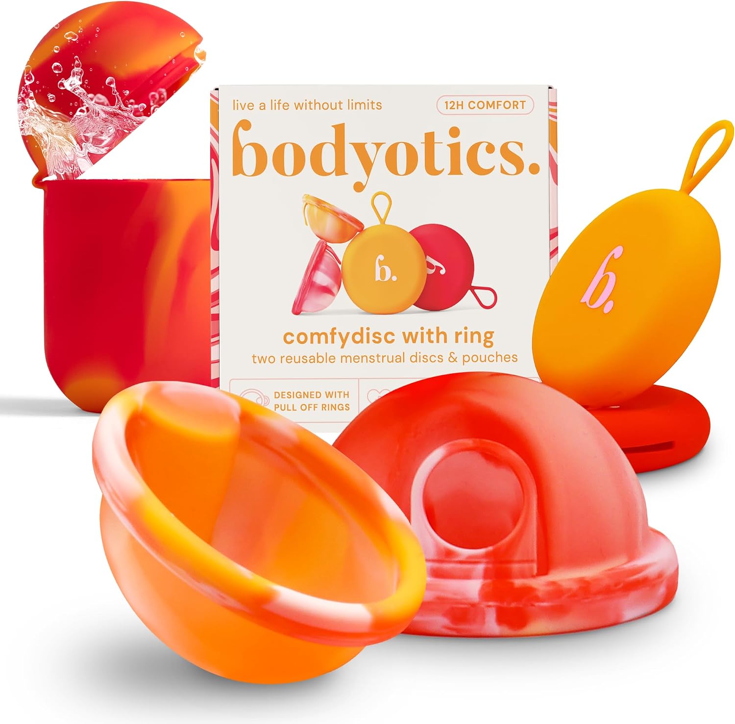 Reusable Menstrual Discs (S & L) and Multipurpose...