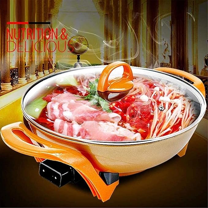 Parrilla Eléctrica Coreana BBQ y Olla Caliente ENWIND 1350W miniatura 7