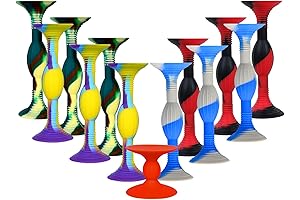 HugOutdoor 12 Pack Soft Sucker Darts Suction Cup