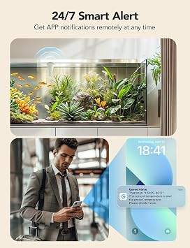 GoveeLife Smart Mini Double Button Switch Bundle with Smart Pool Thermometer with Smart Gateway