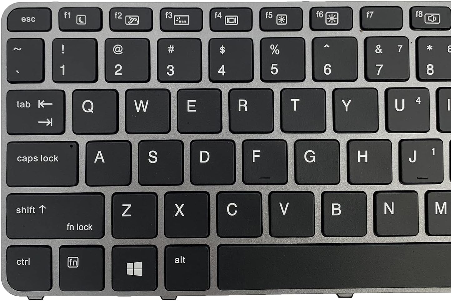 Laptop Replacement US Layout with Backlight Keyboard for HP Elitebook Folio 1040 G3 818252-001 844423-001 818252-001 903667-161 904715-161 9Z.NCHBQ.50S NSK-CY5BQ 903667-071