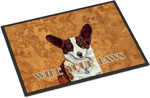 Caroline's Treasures LH9451JMAT - Felpudo de 24 x 36 pulgadas para puerta delantera, para interiores y exteriores, antideslizante, lavable, de pelo