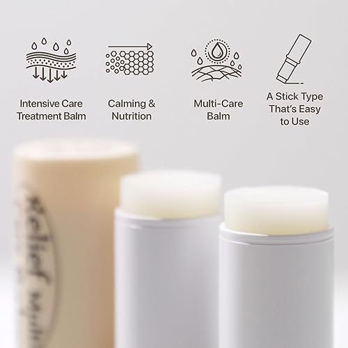 Miniatura 3 de LU'PIUM Relief Multi Care Stick Balm, bálsamo hidratante en barra, bálsamo de cuidado múltiple, ingredientes derivados de la naturaleza, aceites