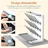 Lifewit Large Baby Bottle Drying Rack with Drain Mat & 15 Hooks, Newborn Essentials Must Haves, Bottle Storage Organizer for Countertop, Cabinet, Rack Dryer Holder for Pacifiers, Pump Parts - 7