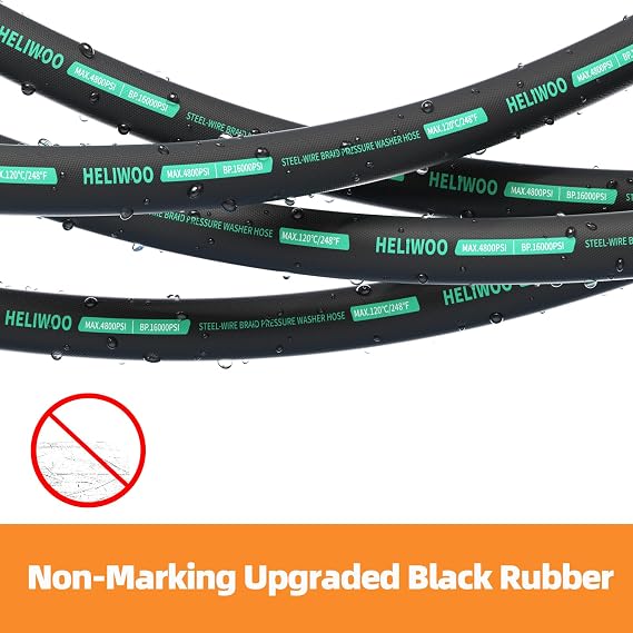 4800 PSI Pressure Washer Hose 50FT, 3/8''