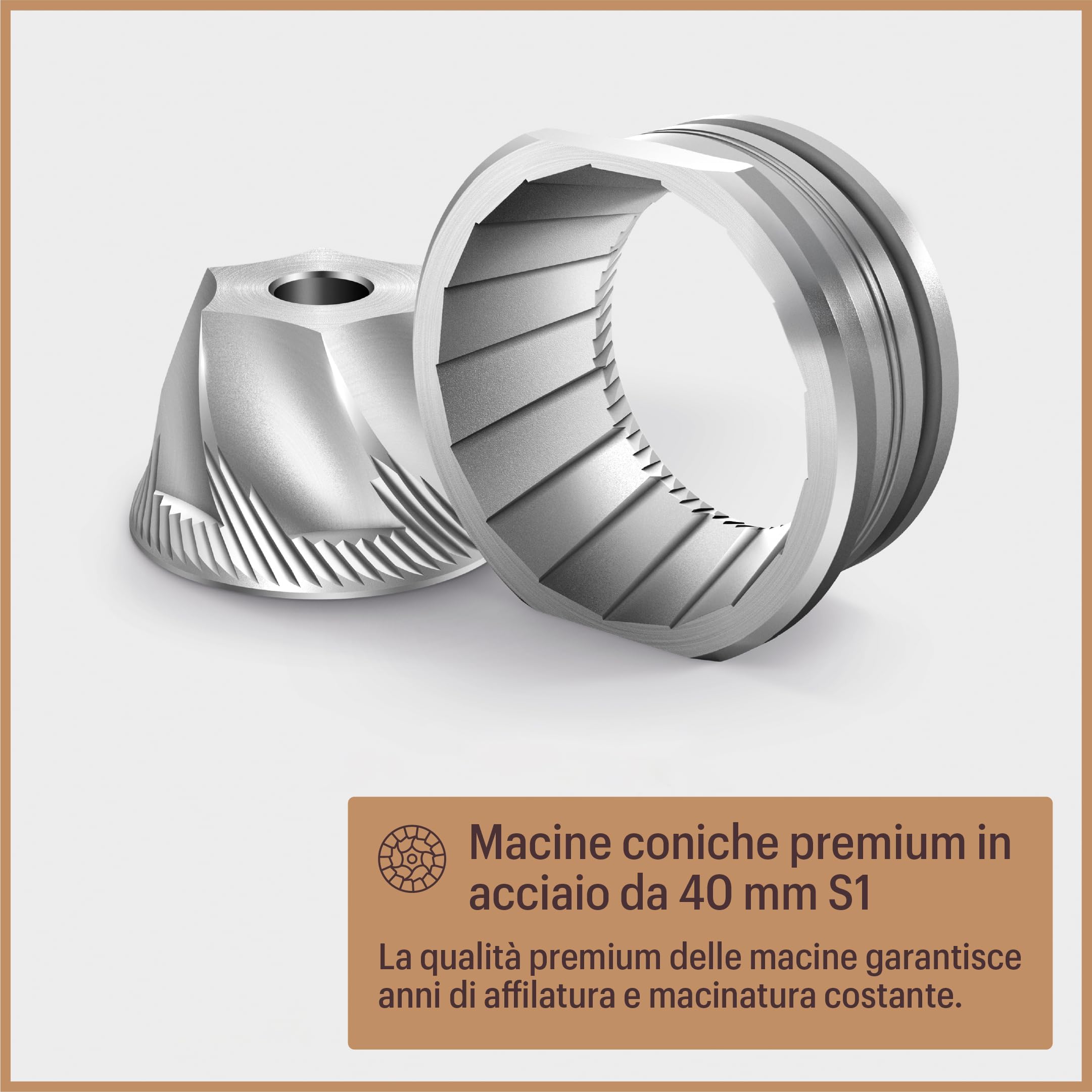 Baratza - Macinacaffè Sette 270 230V - Elettrodomestici per la Casa, Macina Caffè Elettrico per Caffè in Grani, Nero