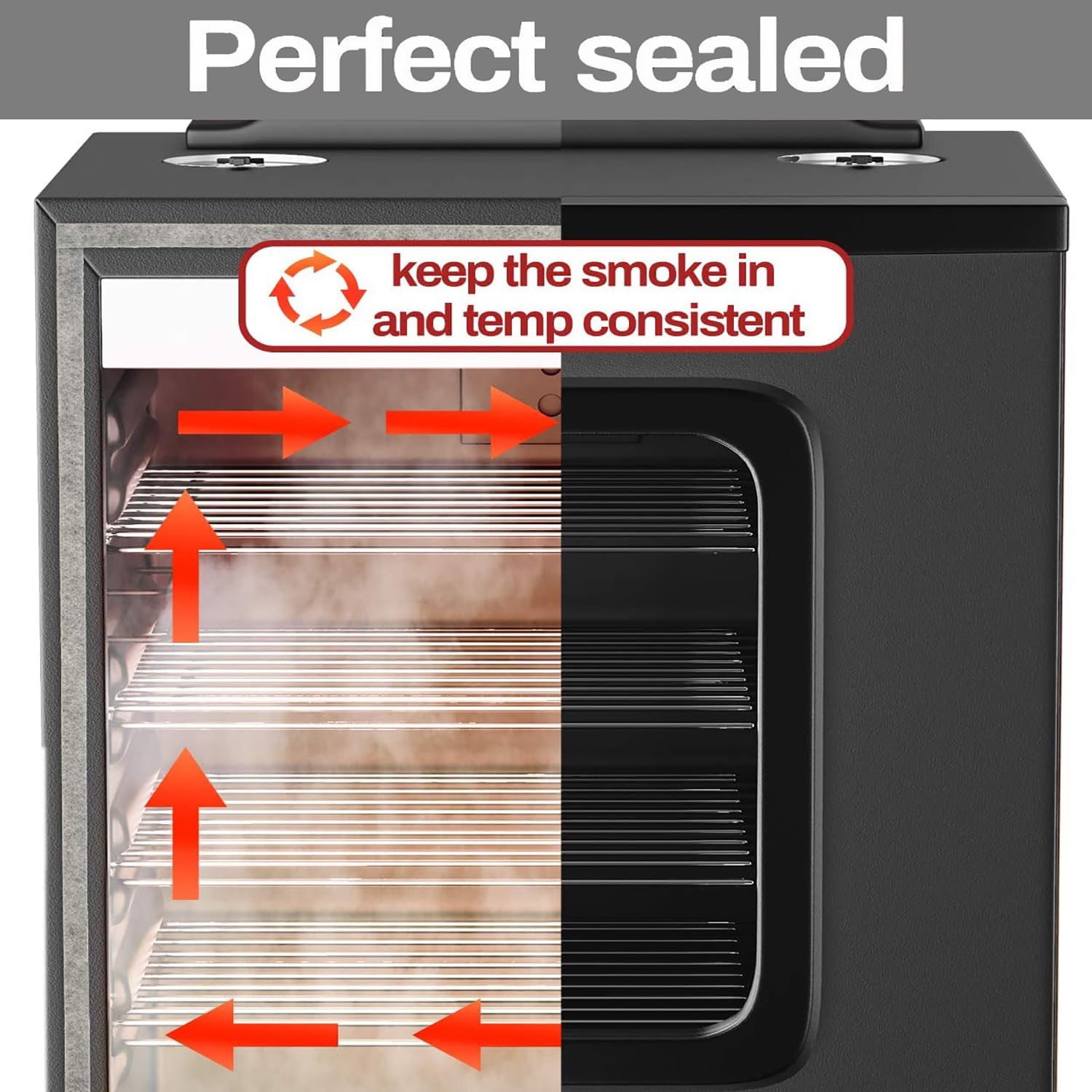 Smoker Gasket Seals,High Temp Grill Gasket Replacement Fit Big Green Egg Char-Griller Auto-Kamado Akron Grill BBQ Gasket Tape Self Stick Felt 14ft Long, 7/8