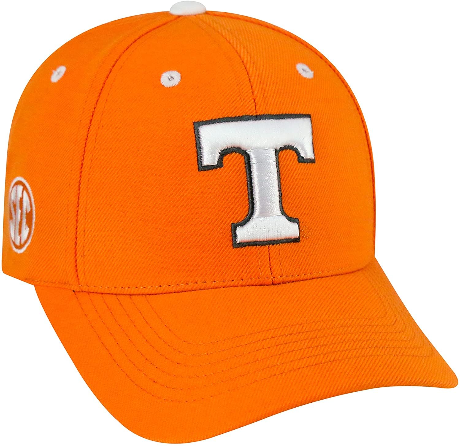 Collegiate Hats - Fitted Caps Adjustable Hats and Snapbacks Available, Tennessee Orange, One size — image 1