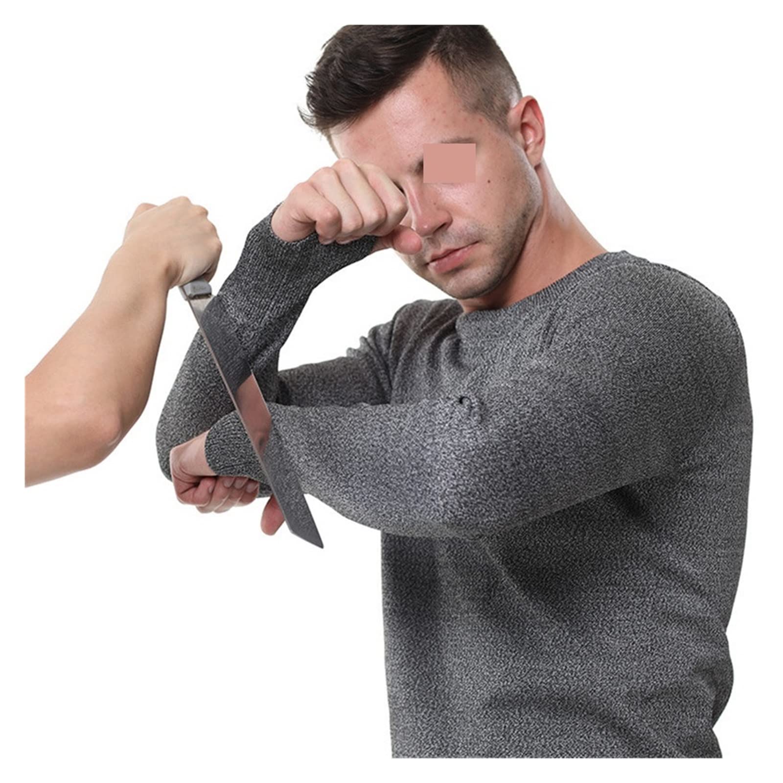 Autodefensa Anti-puñalada Anti corte ropa cuchilla camisetas tácticas hombres resistente a las puñaladas camisa de guardaespaldas policía negocios Tops Alta resistencia(Small)