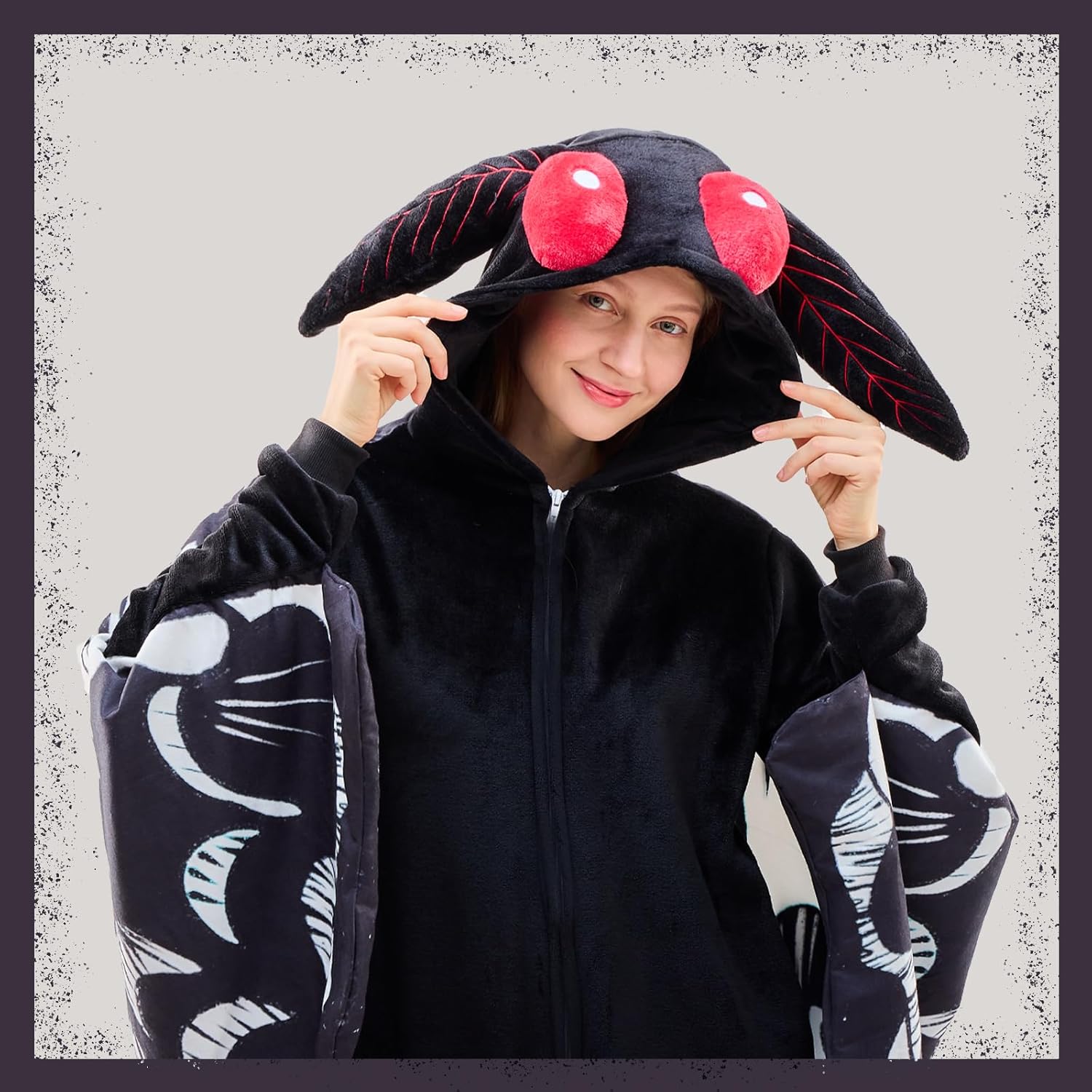 NEWCOSPLAY Unisex Adult Onesie Pajamas Animal One Piece Costume Cosplay Sleepwear - Image 3