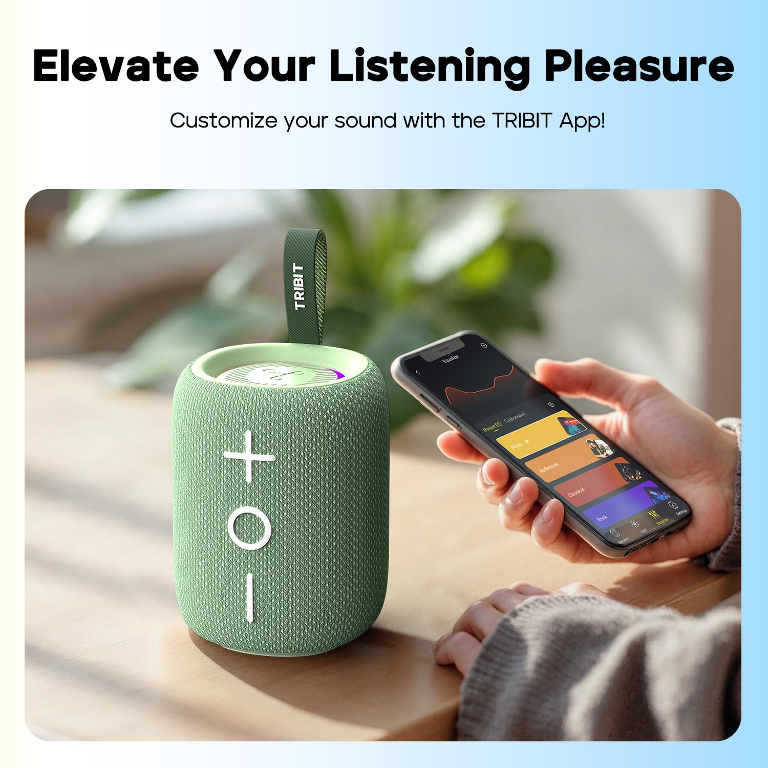 Tribit StormBox Mini+ głośnik Bluetooth 12 W, dźwięk przestrzenny 360°, czas odtwarzania 12 godzin, Bluetooth 5.4, IPX7, lampy RGB, połączenie TWS, typ C, obsługuje AAC/SBC, przenośny w domu/na