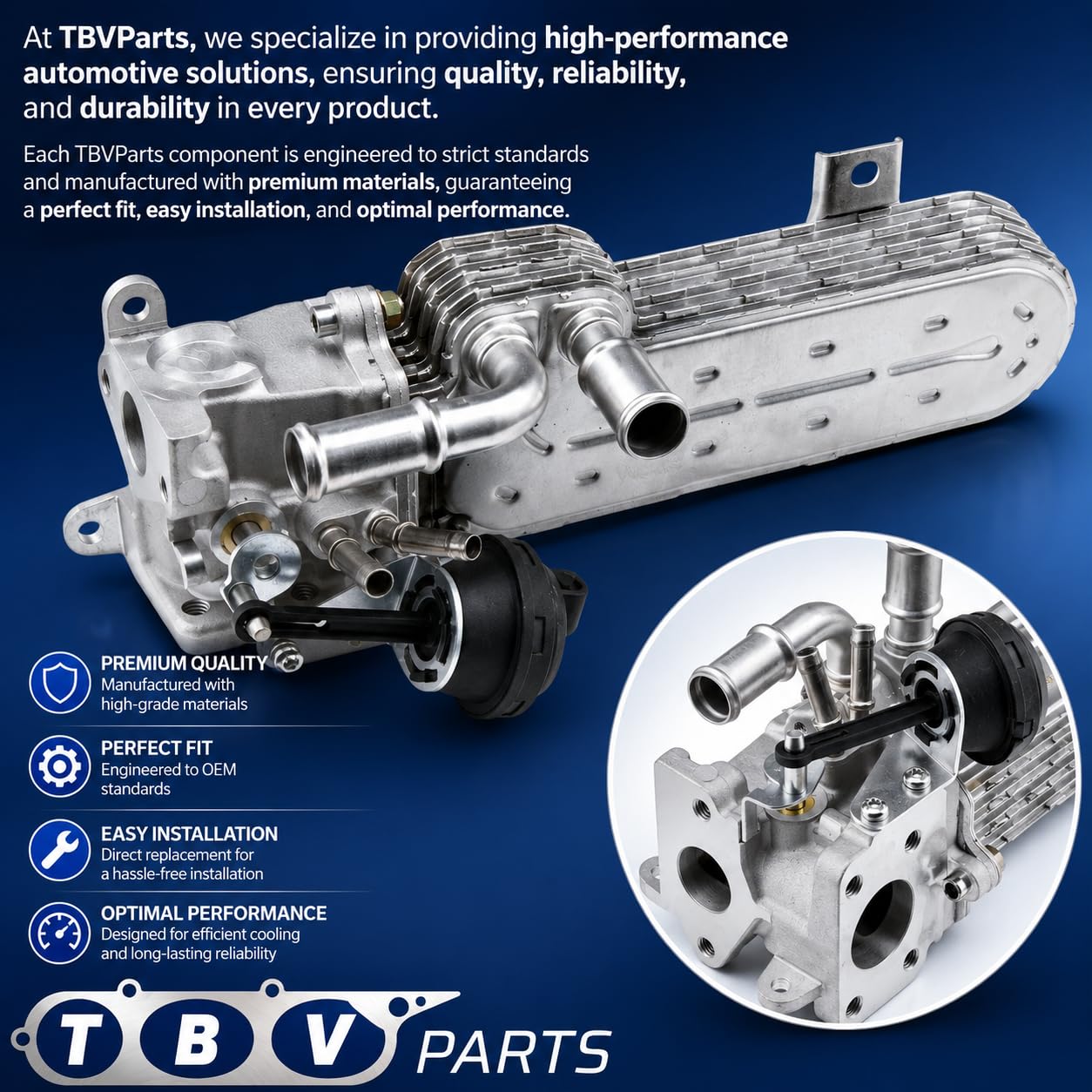 Enfriador EGR 2.0 TDI 03G131512L, 03G131063, 03G131513J, 03G131513D, 03G131513 Enfriador de gases de escape para A3 Altea Toledo Leon Golf Jetta Passat B6