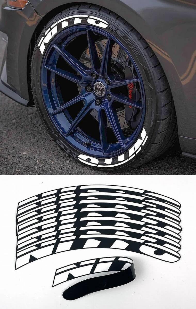 Amazon.co.jp: NITTO（ニットー）タイヤステッカー300×27mm（8