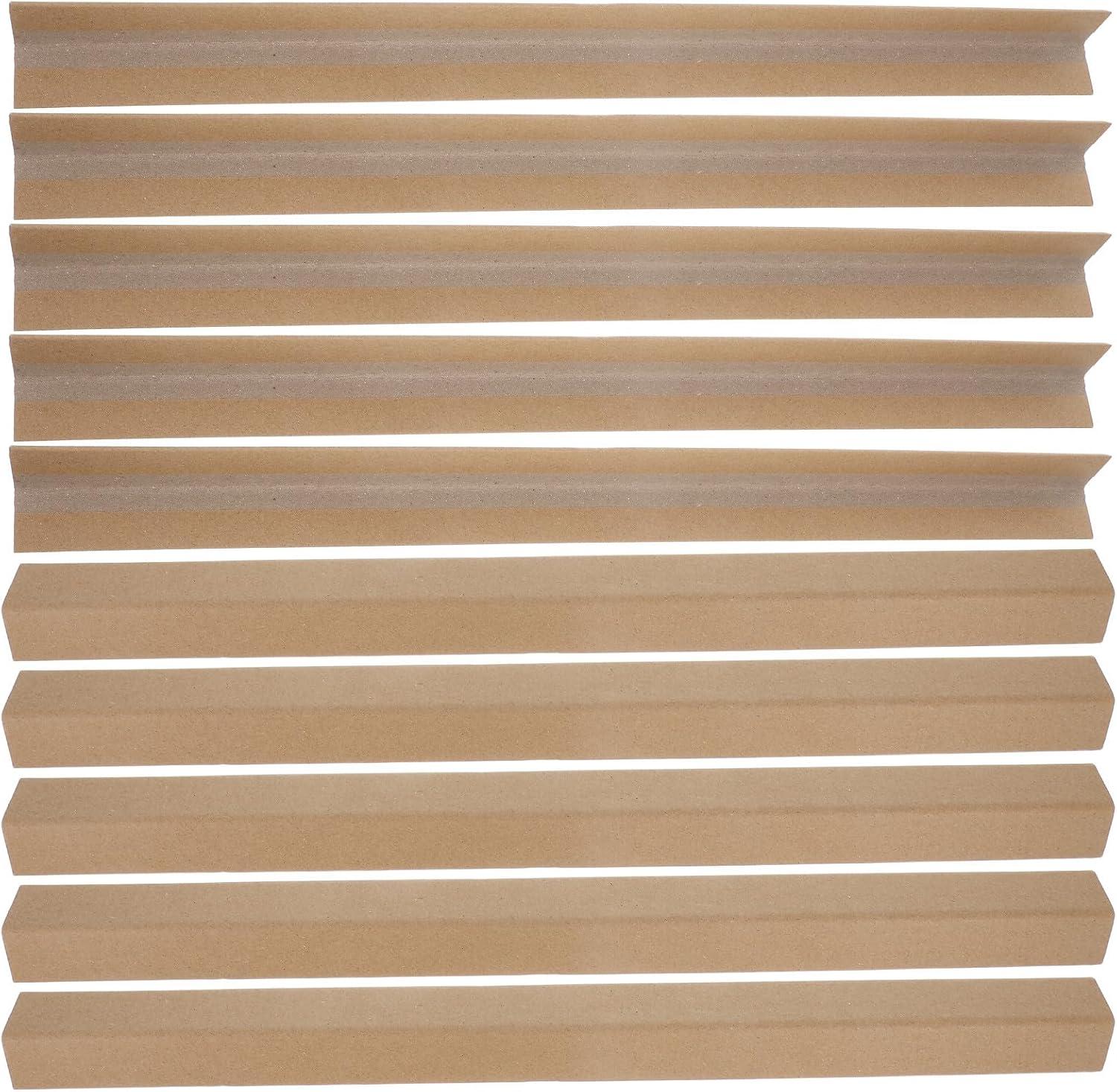 VOSAREA 24pcs L-shaped Paper Carton Corner Protectors, 0.5m Thickened Edge Guards for Shipping Boxes, Packaging Corner Safety Guards for Transport and Storage