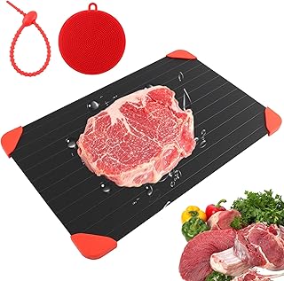 Rapid Defrosting Tray for Frozen Meat – Non-Stick, No Microwave/Hot Water | for Home Kitchen | Ideal for Busy Cooks & Weeknight Meals (14.4 in x 9 in)