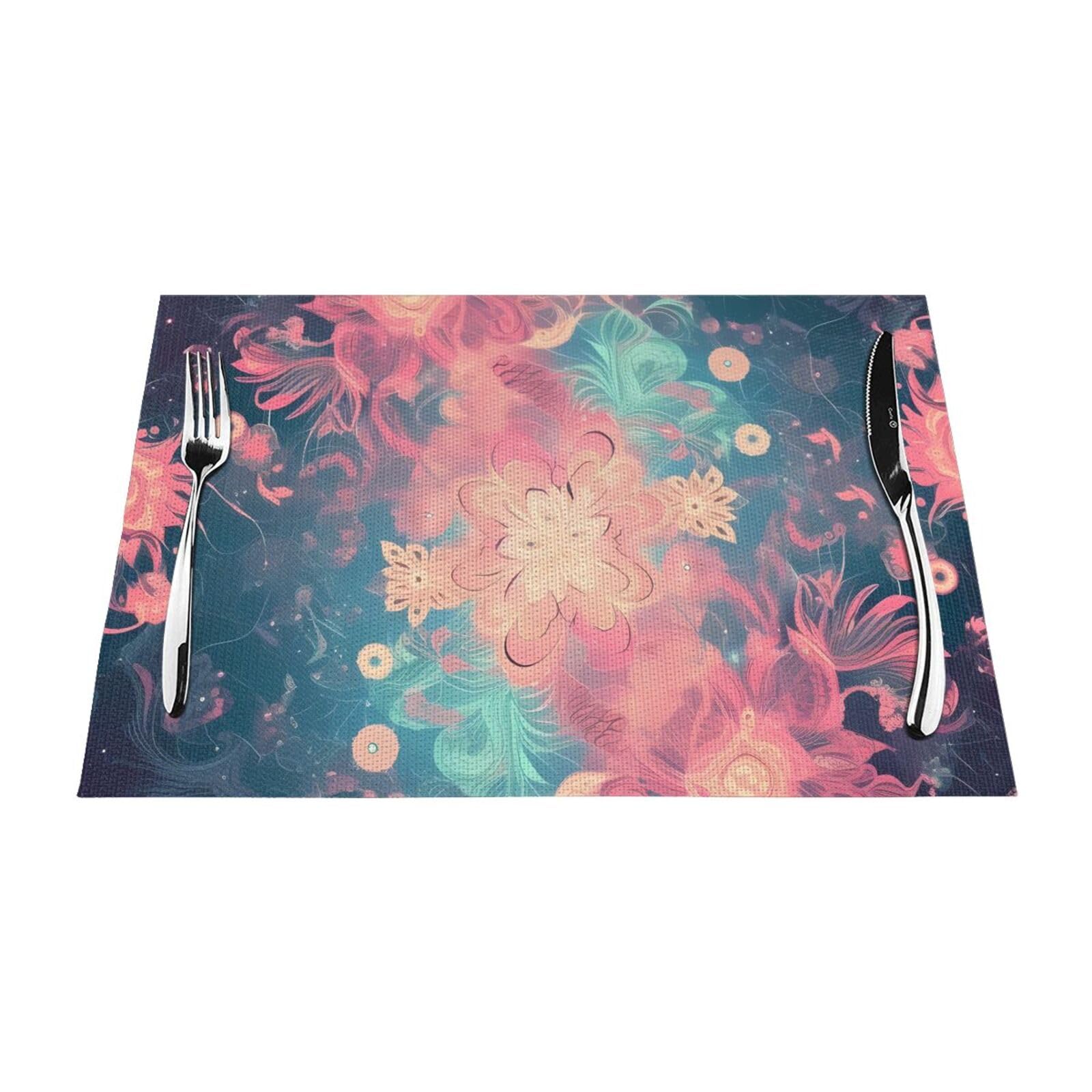Sets de table pour salle à manger et cuisine, jolis motifs pour repas conviviaux