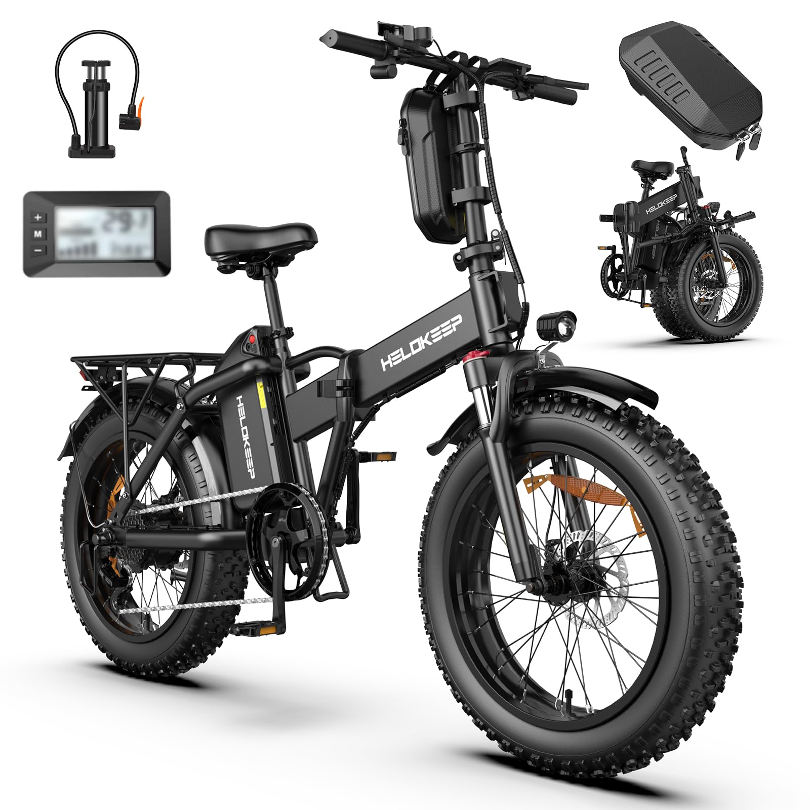 GLOBALKEEP Folding Electric Bike