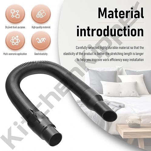 Miniatura 5 de 14-37-0105 Conjunto de manguera de aspiradora de repuesto de 18 V húmedo/seco compatible con Milwaukee M18 Packout Vacuum 0780-20, 0880-20, 0970-20,
