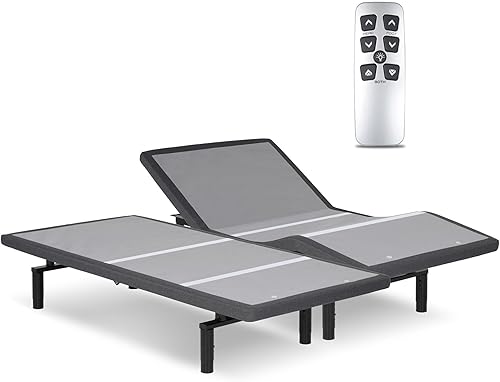 LEGGETT & Platt Falcon 2.0 Plus ajustable cama con 10" Gel Frío colchón de espuma con efecto memoria