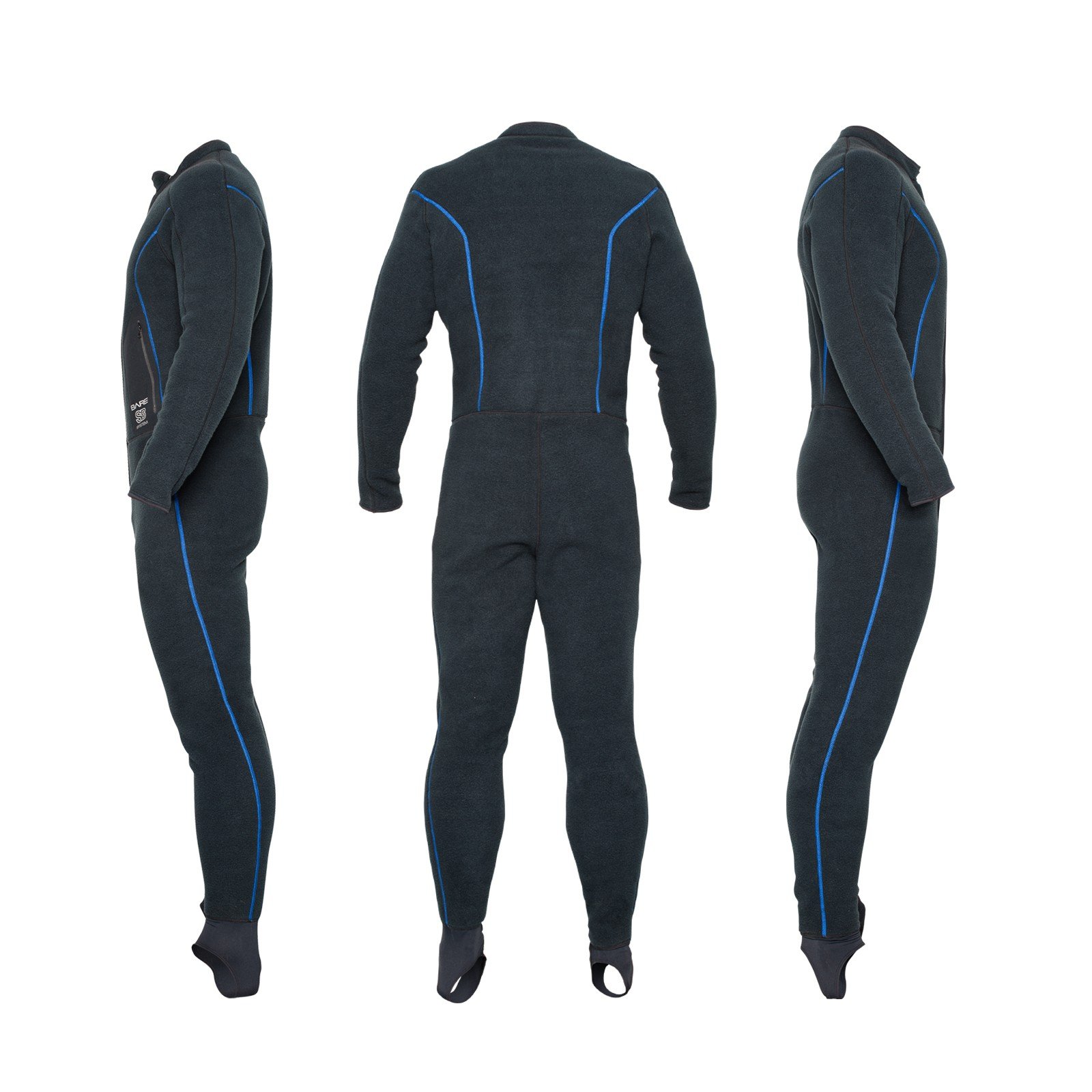 SB System Mid Layer Full, Mens, Black - XL