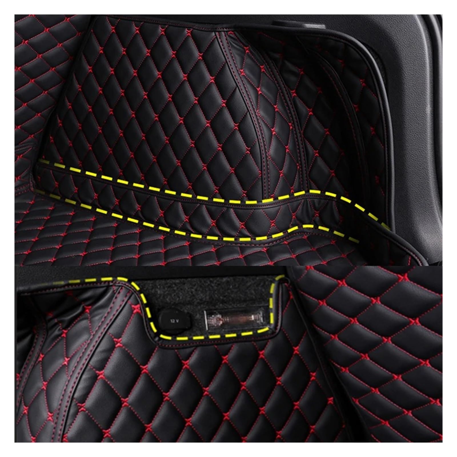 Auto Fussmatte Für Chery Für OMODA 5 Für C5 FX 2022-2025 Mikrofaser Leder Kofferraum Matte Auitcase Innen Zubehör