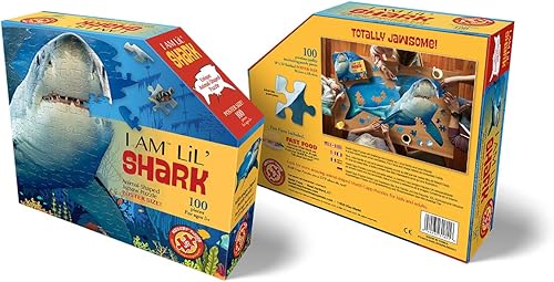 Miniatura 10 de Madd Capp LiL' LLAMA - Rompecabezas de 100 piezas para mayores de 5 a 4011 años, borde único en forma de animal, tamaño de póster cuando se