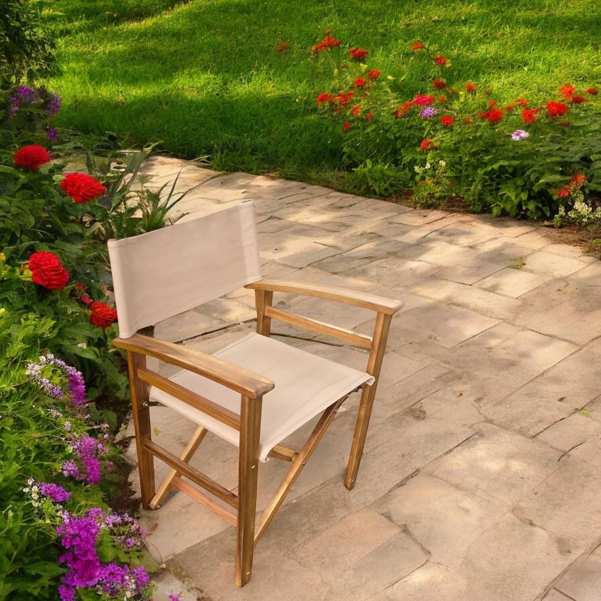 Amazon.co.jp: Patio Wiseクラシック木製折りたたみディレクターズ