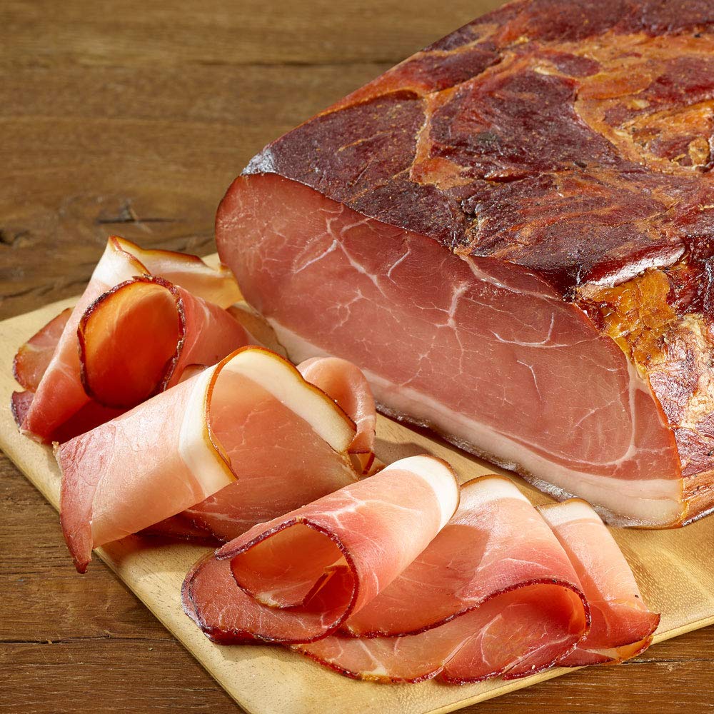 Schwarzwälder Schinken 1,0kg am Stück gesalzen & traditionell geräuchert Premium Qualität Hinterschinken