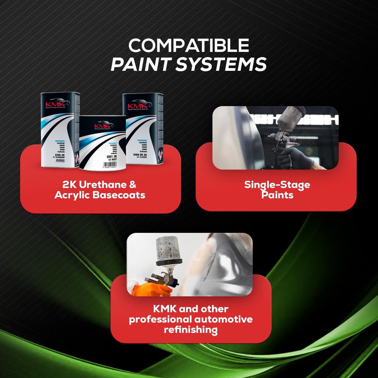 KMK HS 2K 5:1 Ultra Rapid Dark Grey Primer