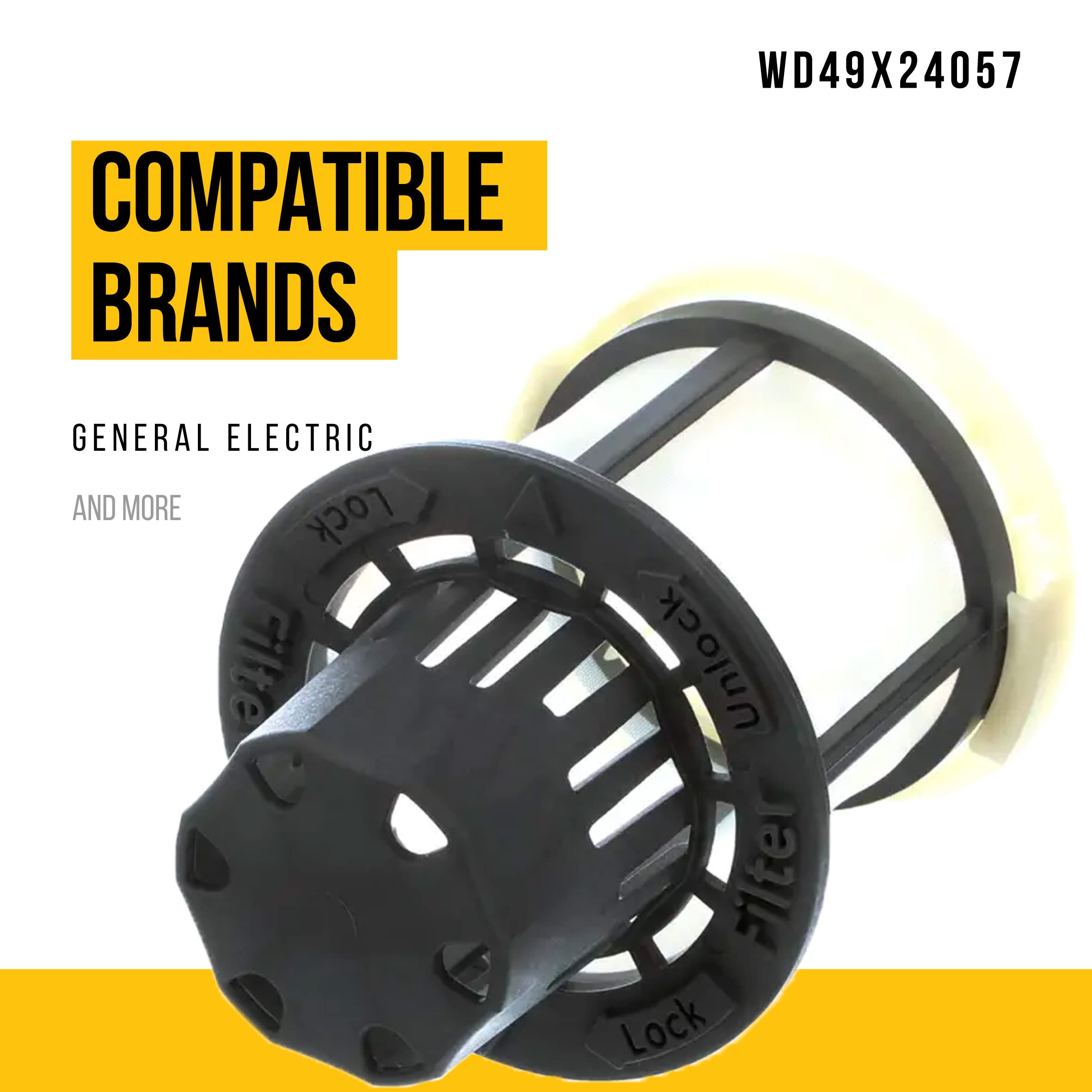 Amazon.com: WD49X24057 Dishwasher Ultra Fine Filter Kit - Replaces  