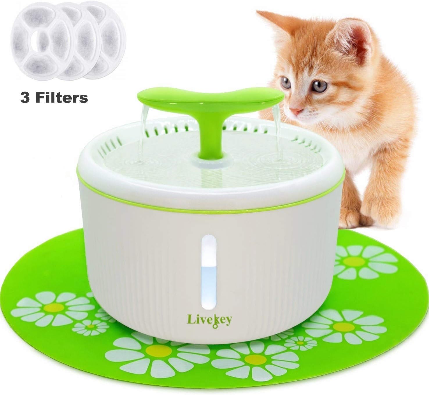 LIVEKEY Cat Water Fountain