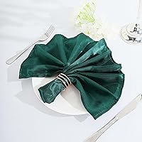 Vista 40 de Efavormart - Paquete de 5 servilletas de satén sin costuras, resistentes a las arrugas, 20 x 20 pulgadas