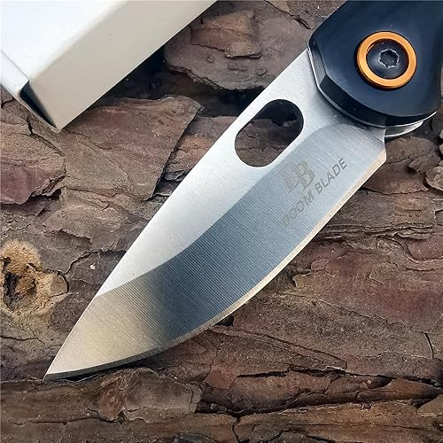 Miniatura 2 de DOOM BLADE Navaja de bolsillo de regalo para hombre, cuchillos plegables con clip de bolsillo de 2.63 pulgadas, longitud de la hoja, hoja de acero