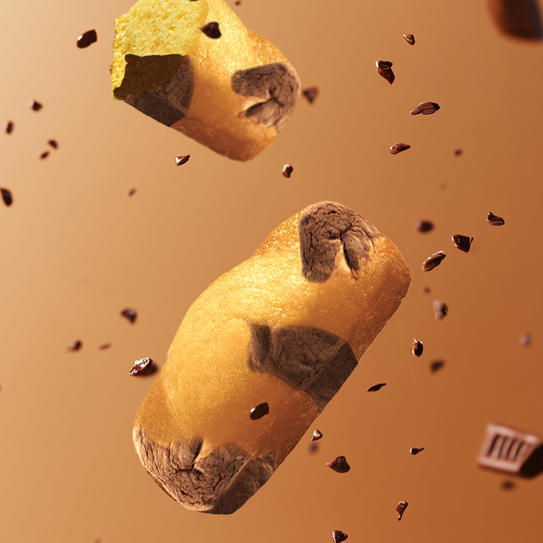 Plumcake Proteico Variegato Cacao EatPro, 10 Plum Cake Da 45g, 1% Zuccheri, 18% Di Proteine, Dolci Chetogenici Low Carb, Colazione Proteica, Plumcake Senza Zucchero, Snack Keto