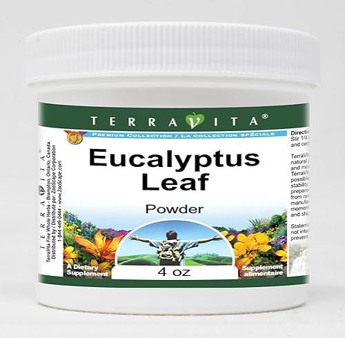 TerraVita Polvo de hoja de eucalipto (4 oz, ZIN 511292) - Paquete de 3