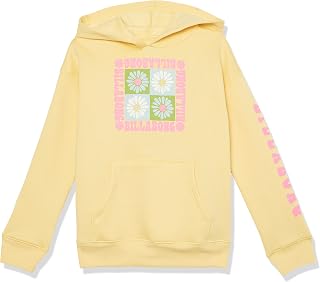 Billabong Girls' Forget Me Not Sweatshirt (Little Big Kids), Fresh Squeezed, X-Small