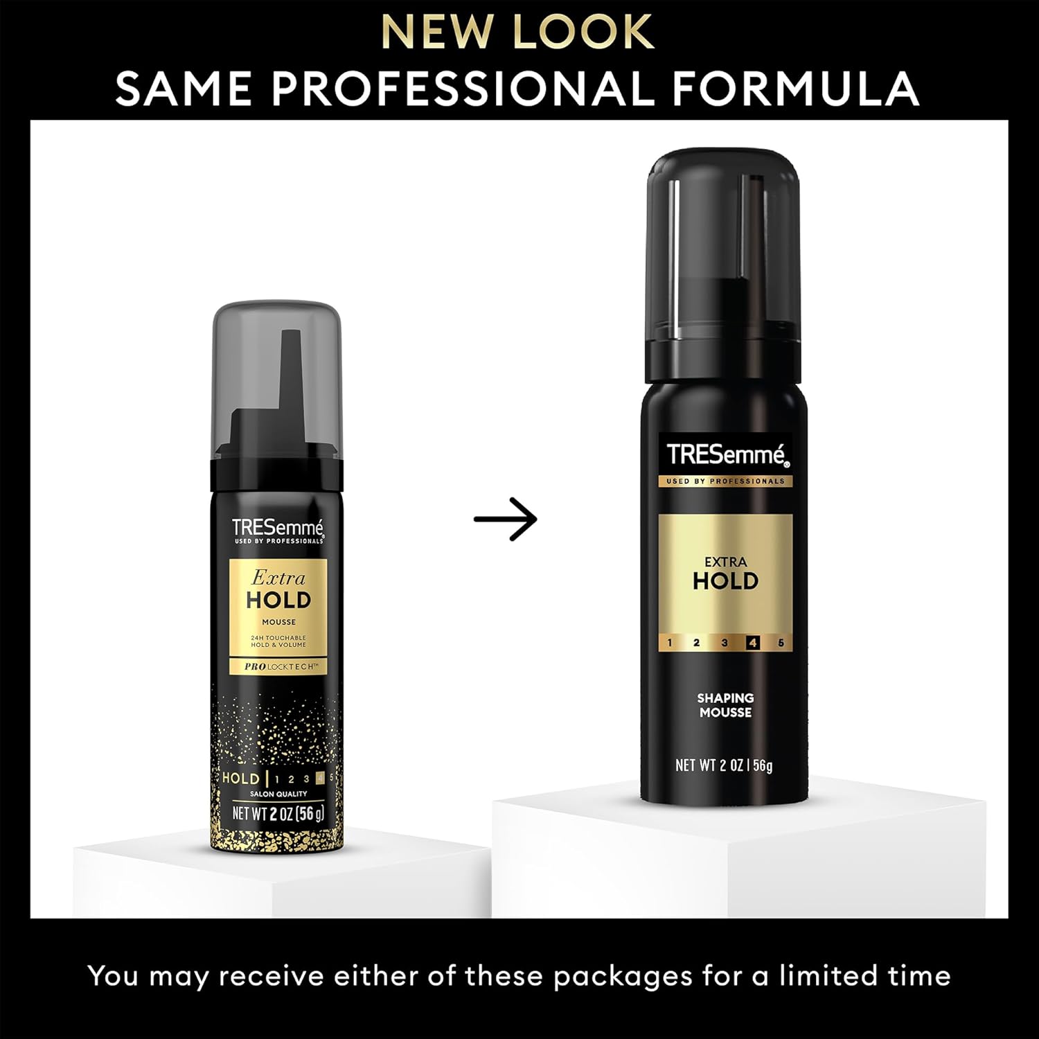 TRESemmé Shaping Mousse, Travel-Size, Extra Hold 12-Pack – Moisturizing Hair Mousse for Sculpting, 24H Frizz Control, 2 Oz Ea