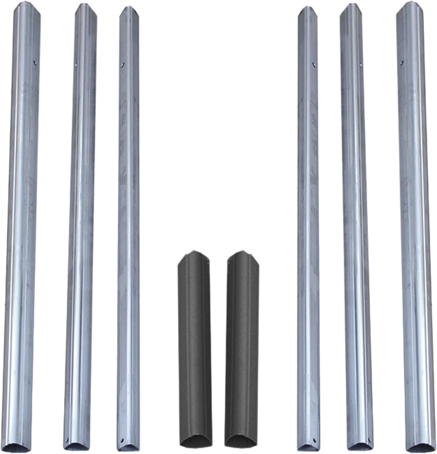 BestNest S&K Telescoping Aluminum Tri-Poles with Ground Sockets, 2 Pack – Durable Triangular Aircraft Aluminum, Locking Pins, Secure Installation for Purple Martin Houses & Racks