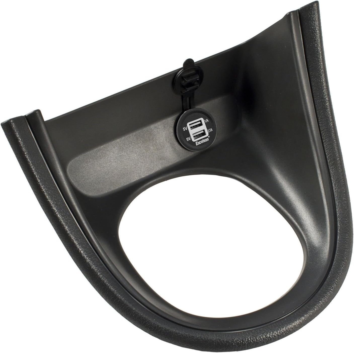 Blue Oval Industries 1999-2004 Mustang Center Console Shifter Trim Panel with USB Adapter